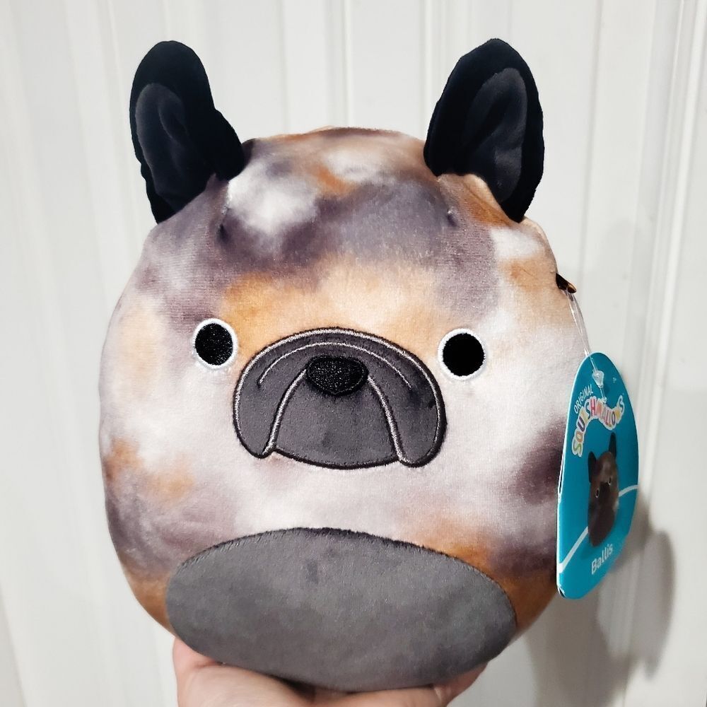 8" Squishmallow Ballis the bulldog dog puppy Kellytoy Soft Plush gift toy